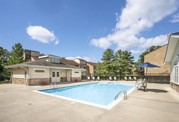 Sparkling swimming pool